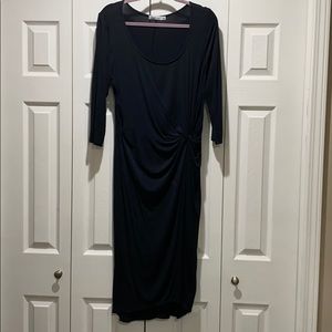 Black Side Cinch Dress
